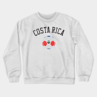 Costa Rica Soccer Team Heritage Flag Crewneck Sweatshirt